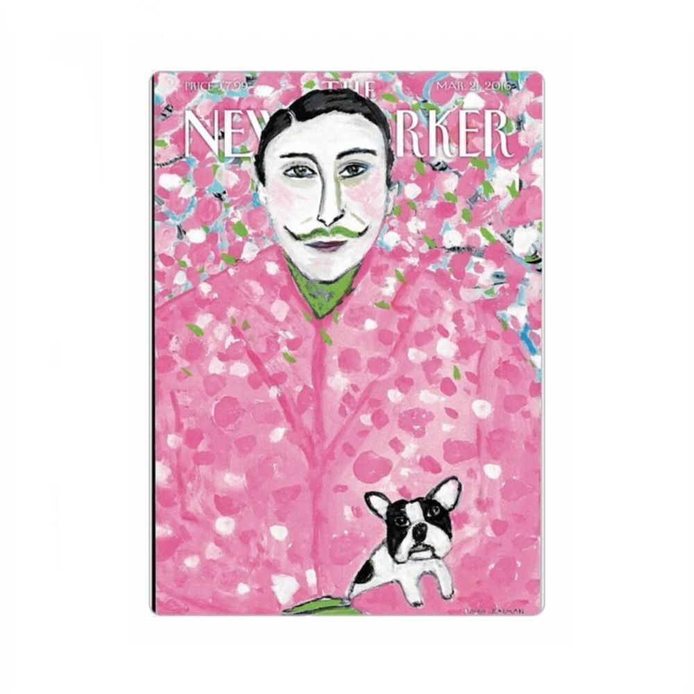 New Yorker Magazine Spring Forward Maira Kalman Magnet